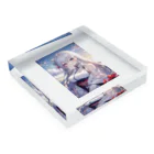 巫女スタぐらむの優しい巫女 Acrylic Block :placed flat