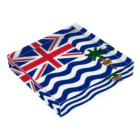 お絵かき屋さんのイギリス領インド洋地域の旗 アクリルブロックの平置き