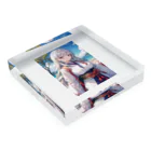 巫女スタぐらむの母性溢れる巫女 Acrylic Block :placed flat