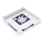 うさぴょんのうさぴょん Acrylic Block :placed flat