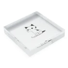 猫グッズ専門店トトまるのトトまる Acrylic Block :placed flat