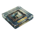 MistyStarkの飛び出す恐竜　－　dinosaur that pops out　－ Acrylic Block :placed flat