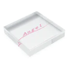 ainarukokoroのAngel Acrylic Block :placed flat