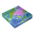 つぎの勿忘草　ワスレナグサ Acrylic Block :placed flat