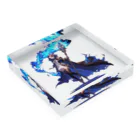 MistyStarkの青魔道士　－　blue mage　－ Acrylic Block :placed flat