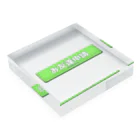 a-wide-fのお友達申請ボタン Acrylic Block :placed flat