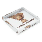 leisurely_lifeのcoffee monster Bourbon Acrylic Block :placed flat