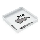 いらすとのおみせの猫　ねこ　ネコ Acrylic Block :placed flat