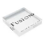 FusionのFusion第一弾 アクリルブロックの平置き