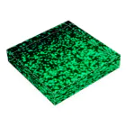 AAAA0X0の湧き上がるドット　緑　Ｔシャツ　手帳型スマホケース　マグカップ　タンブラー　グラス　ロンググラス　アクリルブロック　クリアファイル　クッション Acrylic Block :placed flat