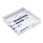 juuunnnkの"OVERVIEW IMAGE" Acrylic Block :placed flat