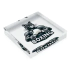 MINE Design-WorksのBOXING Acrylic Block :placed flat