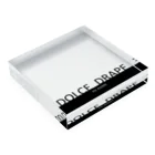 sgmujoのDOLCE  DRAPE Acrylic Block :placed flat