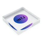 YumintjのINTJ - 建築家 Acrylic Block :placed flat