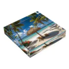 日本の風景 COOL JAPANの日本の風景:癒しの時間、Japanese scenery: Time of rest and relaxation Acrylic Block :placed flat