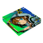 CocoaFrog(ココアメガエル)の小雨(B) Acrylic Block :placed flat