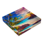 HOSHI-TANEKO🌠の🌊美しい海岸🏄✨ Acrylic Block :placed flat