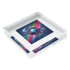 大野裕希_Twitch配信者の大野裕希 ゲームロゴ Acrylic Block :placed flat