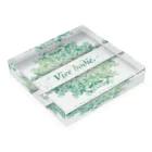 田舎露店のVive Hodie Acrylic Block :placed flat