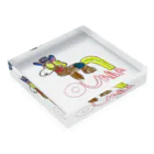 倉蜂るか(の)妊婦漫画のOUMAさん Acrylic Block :placed flat