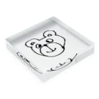 コイソのくまたくん Acrylic Block :placed flat