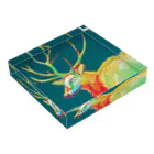 ataruno artのDeer 鹿 Acrylic Block :placed flat