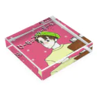 【Yuwiiの店】ゆぅぅぃーのぴーなっつバターボーイ Acrylic Block :placed flat