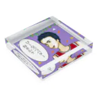 【Yuwiiの店】ゆぅぅぃーのぴーなっつバターボーイ Acrylic Block :placed flat