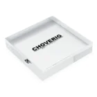 DRUNK SHREDDERのCHOVERIG Acrylic Block :placed flat