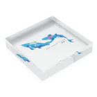 parapluieのEin leerer Fisch Acrylic Block :placed flat