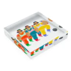 YA MARKETのAEROBICS CLUB Acrylic Block :placed flat