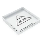 T-maniaの山LIFE Acrylic Block :placed flat