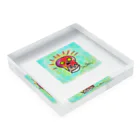 ゆるい絵屋のsukaru Acrylic Block :placed flat