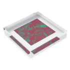 AGTのヤマモモ Acrylic Block :placed flat