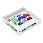 Rain ColorのRainColorグッズ第2弾 Acrylic Block :placed flat