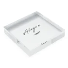 tatzのnew Acrylic Block :placed flat