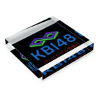 KBI SHOPのKBI48ブラックタグバージョン アクリルブロックの平置き