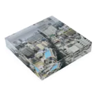 nemu no shopのプールが見える Acrylic Block :placed flat