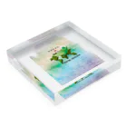 reelgroupのfarm、サギをやめろシリーズ Acrylic Block :placed flat