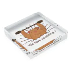 なないろLab.のWe love canoeing ! Acrylic Block :placed flat