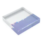 pikshmiのネオンでくるくるB Acrylic Block :placed flat