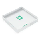 bbbのｵｲﾈｺﾁｬﾝ Acrylic Block :placed flat