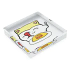 みけのしばいぬくん　オムライス Acrylic Block :placed flat