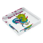 JOKERS FACTORYのTIGER ＆ DRAGON Acrylic Block :placed flat