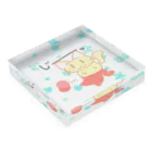 A＆OShopの動じない猫 Acrylic Block :placed flat