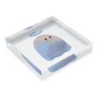 namakoのおばけちゃん 空色 Acrylic Block :placed flat