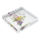 Drecome_Designの野の花 秋 Acrylic Block :placed flat