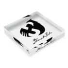 Shinsuke Sada Goods ShopのSHINSUKE SADA オフィシャルロゴグッズ Acrylic Block :placed flat