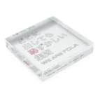 ぬるのFCLA 3 Acrylic Block :placed flat