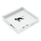 Park a Holic BostonterrierのPark a Holic Bostonterrier Acrylic Block :placed flat